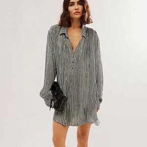 NWOT Free People Waverly Stripe Tunic